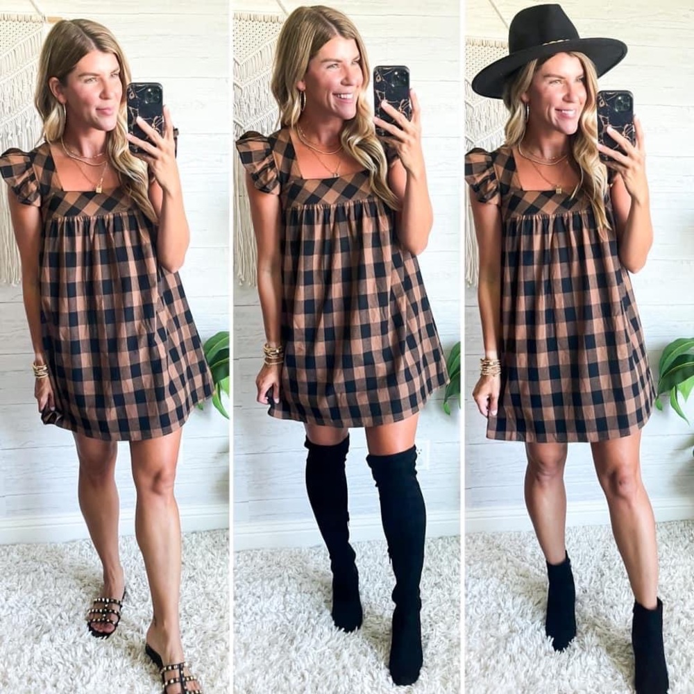 Plaid Mini dress
